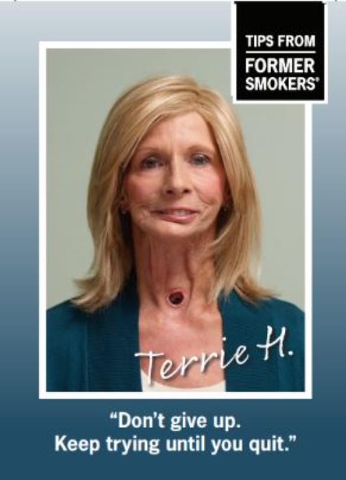 Tips From Former Smokers Campaign-  Motivational Card to Inspire Quit Attempts/ Terrie H.
