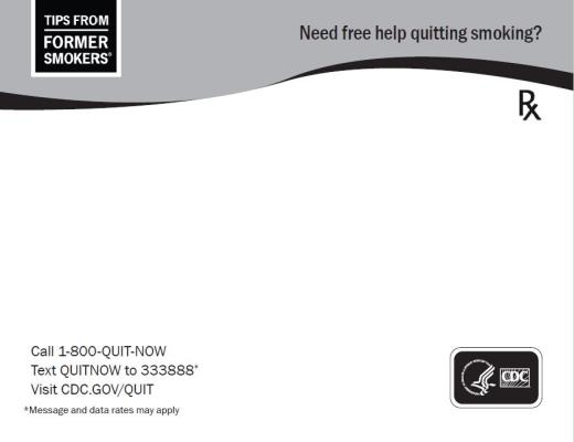 1-800-QUIT-NOW Notepads for Health Care Providers & Counselors