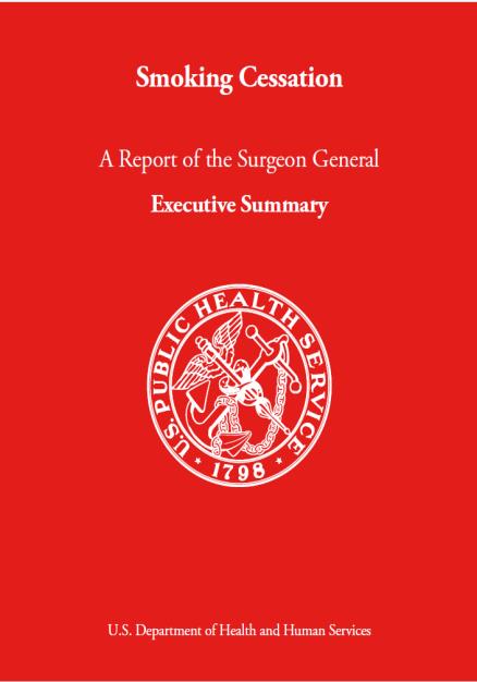 2020 SGR: Smoking Cessation: A Report of the Surgeon General- [Executive Summary]