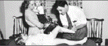 Images of early poliomyelitis vaccination