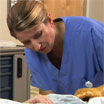 A Maternity Nurse Checks Up
