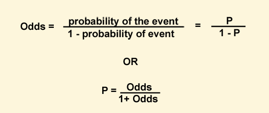 5 to 4 odds probability