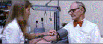 Photos of health professionals in action