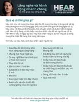 Lắng nghe và hành động nhanh chóng