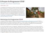 À Propos du Programme STOP