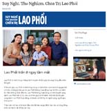 Suy Nghĩ. Thử Nghiệm. Chữa Trị Lao Phổi