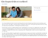 Câu chuyện và tiểu sử của Rico F.